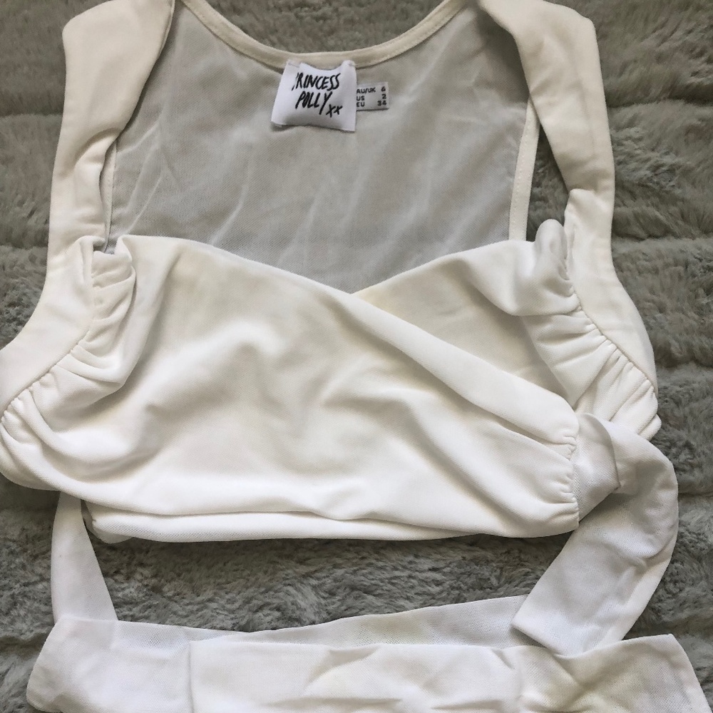 Princess Polly white top size 2